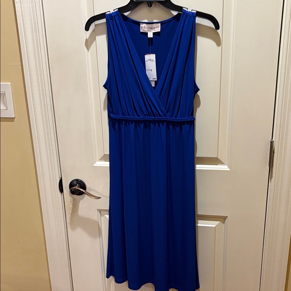 Philosophy Royal Blue Midi Dress